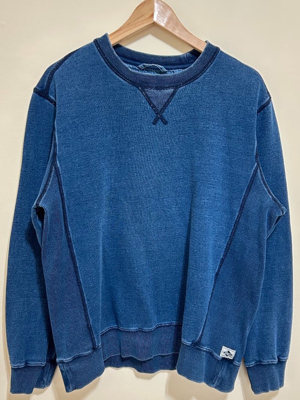 Roots Pullover Sweatshirt Blue Womens Size L